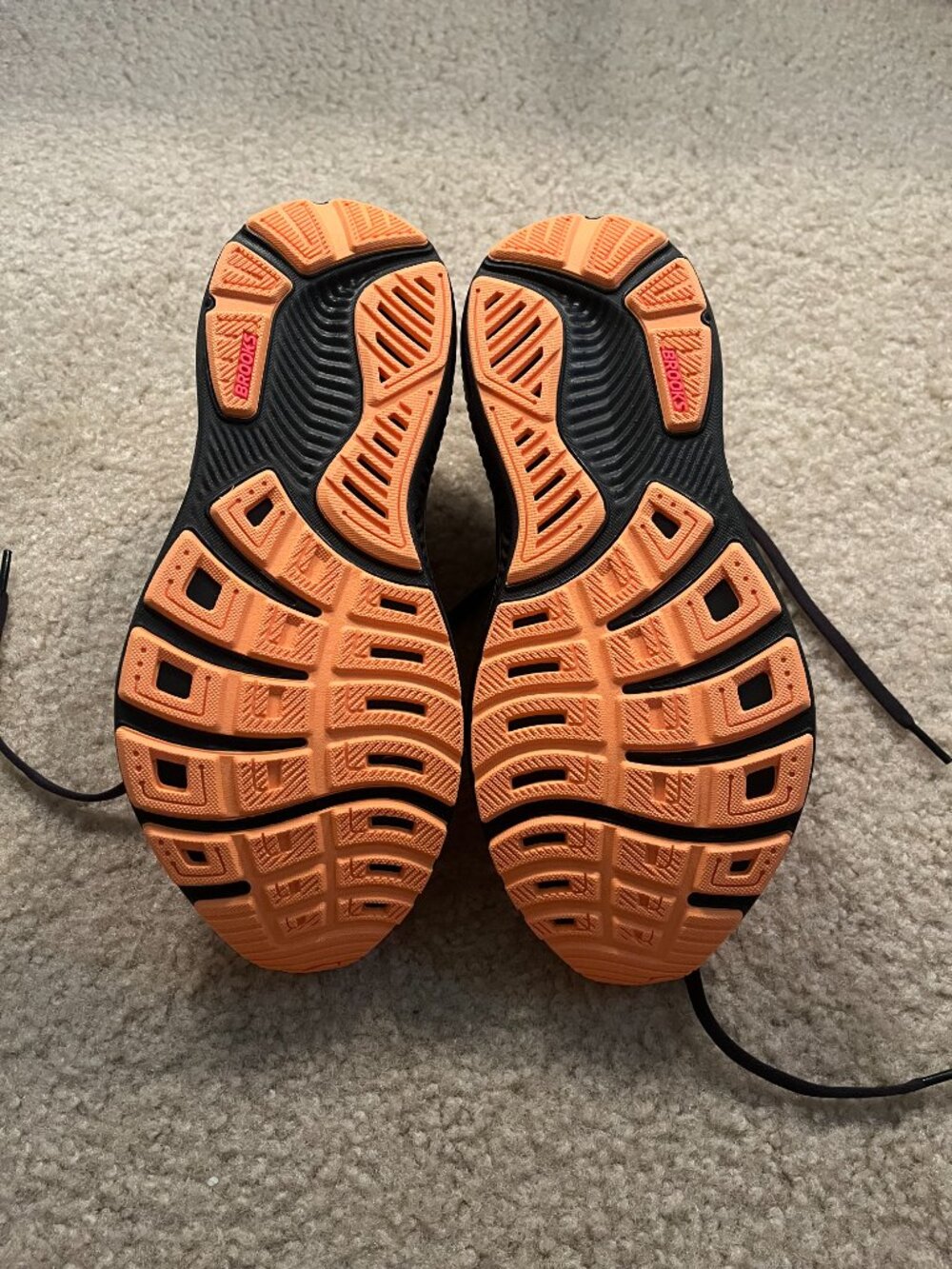 NWOB Brooks Ghost 17 • Size 9.5 • Night / Blue / Papaya - Picture 6 of 7